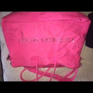 Pink Victoria’s Secret Duffle Bag.